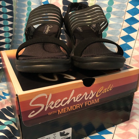 Skechers Shoes - Skechers Cali with memory foam-black size 9